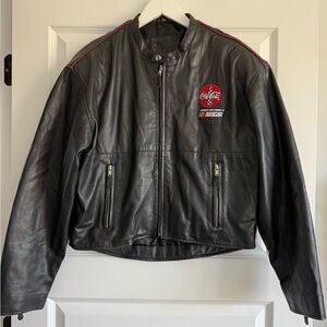 Vintage Coca-Cola NASCAR Leather Racing Jacket – Men’s XS / Women’s S